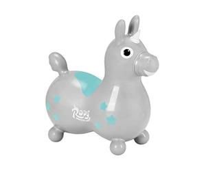 Gymnic - Cavallino Rody Unicorno, Grigio Argento