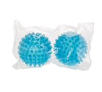 Gymnic Reflexball Set con 2 palline riccio blu Ø 6 per massaggio e riflessologia, ideali per rilascio miofasciale, stimolazione muscolare e benessere quotidiano