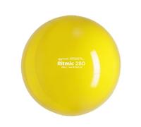 GYMNIC Ritmic 280 Palla per ginnastica ritmica gialla Ø 18,5 cm leggera 280 g, ideale per principianti, allenamenti, corsi di avviamento e manifestazioni sportive