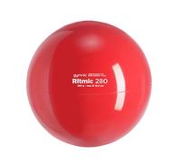 GYMNIC Ritmic 280 Palla per ginnastica ritmica rossa Ø 18,5 cm leggera 280 g, ideale per principianti, allenamenti, corsi di avviamento e manifestazioni sportive
