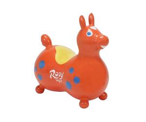 Gymnic Rody Max cavallo gonfiabile per saltare per bambini 5+, gioco cavalcabile ideale per saltare, dondolare e divertirsi in sicurezza, favorisce lo sviluppo di equilibrio, forza e coordinazione