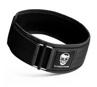 Gymreapers Cintura per sollevamento pesi a bloccaggio rapido per bodybuilding, powerlifting, allenamento incrociato - Neoprene da 4 pollici con fibbia in metallo - Supporto per la schiena regolabile