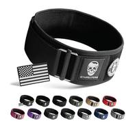 Gymreapers Cintura per sollevamento pesi a chiusura rapida, per bodybuilding, powerlifting, cross training, in neoprene da 10,2 cm, con fibbia in metallo, supporto olimpico regolabile per la schiena