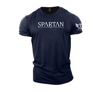 GYMTIER - Maglietta da uomo SPARTAN per bodybuilding, sollevamento pesi e allenamento strongman, Marina Militare, 3XL