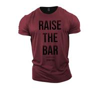 GYMTIER Raise The Bar, gilet pâle homme, musculation, polyvalent, robuste, couleur: bordeaux, M