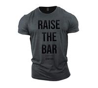 Gymtier Raise The Bar, vêtements légers, musculation, tout compris, faible poids, Gris, M
