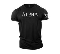 Gymtier Spartan Forged Alpha T-Shirt pour Homme, musculation, Allenamento, Sollevamento, Abbigliamento, Nero, S