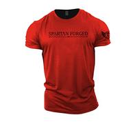 Gymtier Spartan Forged, Logo Sur l'animal, vêtements pour Hommes, musculation, Allenamento, Sollevamento Pesi, Rosso, L