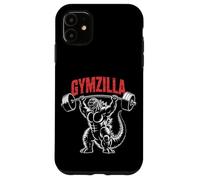 Gymzilla - Sollevatore di lucertole giganti, grafica per palestra e fitness Custodia per iPhone 11