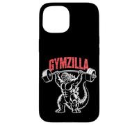Gymzilla - Sollevatore di lucertole giganti, grafica per palestra e fitness Custodia per iPhone 15