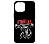 Gymzilla - Sollevatore di lucertole giganti, grafica per palestra e fitness Custodia per iPhone 16 Pro Max