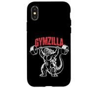 Gymzilla - Sollevatore di lucertole giganti, grafica per palestra e fitness Custodia per iPhone X/XS