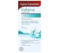 Gyno-Canesten Inthima, Detergente Lenitivo per Igiene Intima, con Glicina, Sensazione di Freschezza e Comfort per 12 ore, 0% Sapone, Conservanti e Coloranti, Flacone da 200 ml