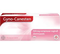 gynocanesten Gyno-Canesten per Candida, Prurito, Bruciore, Perdite, 12 Compresse
