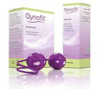 Gynofit SmartBalls Duo + Smart Gel 75 ml - Set da allenamento per pavimenti pelvici con palline di cono e gel lubrificante - Allenamento intensivo e igiene intima in un unico pacchetto