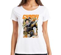 Gyomei Himejima Demon Slayer Hashira anime perle di preghiera regalo donna maglietta, bianco, 3XL