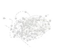 Gypsophila Piatto a forma di testa di perla tiara da sposa testa per capelli fiore accessori da sposa gioielli personalizzati creativi e utili design attraente