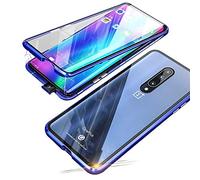 Gypsophilaa Custodia per OnePlus 7 PRO, Caso Adsorbimento Magnetico Anteriore e Posteriore in Vetro Temperato Copertura a Schermo Intero di Design a Un Pezzo