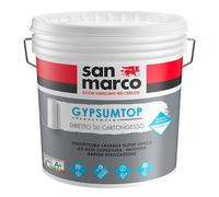 Gypsumtop idropittura lavabile opaca lt 4 bianco