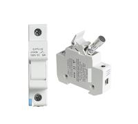 GYPV-32 Photovoltaic gPV Fuse Holder with 10 * 38mm Fuse Link 1000VDC 2A 6A 10A 15A 20A 25A 30A DC Fuse BIANMTSW(10A Fuse with Holder)