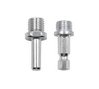 GYQIZSS M14 Trapano elettrico Smerigliatrice angolare Vite di collegamento Biella Adattatore filettato da 14 mm Barra di conversione esagonale Mandrino Connettore Strumento 2PC