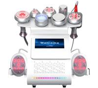 GYQSSD Macchina Dimagrante Corpo a Cavitazione 9 in 1, Macchina Dimagrante Viso Corpo a Vuoto, Massaggiatore a Radiofrequenza Microelettrico per Lifting della Pelle per Braccia, Vita, Cosce, Fianchi