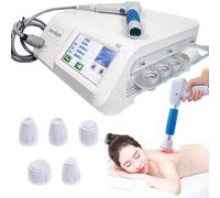 GYQSSD Massaggiatore Professionale Multifunzionale ad Onde D'urto con 5 Teste di Massaggio per Terapia dei Tessuti Molli e Dolore, Terapia ED, Artrite