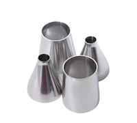 GYQYJPFZM 1PC 89mm To 57mm Tube Adapte SS304 Stainless Steel Butt Welding Speed Reducer