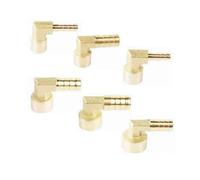 GYQYJPFZM 1pc Fit Hose I.D 16mm Barbed x 1/2" BSPP Female Elbow Brass Connector Fitting for Fuel Gas Water