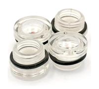 GYQYJPFZM 2pcs M42x1.5 Oil Level Sight Glass Window Round Head for Air Compressor Gearbox