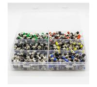 GYQYJPFZM 300pcs 7mm Momentary Push Button Switch Press The Reset Switch Momentary On off Push Button Switch Normally Open No