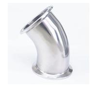 GYQYJPFZM Fit Tube O.D 51mm Tri Clamp 2" 304 Stainless Steel 45 Degree Elbow Ferrule Pipe Fitting