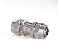 GYQYJPFZM Tube Connector 10pcs KLPM-4 6 8 10 12mm Copper-Plated Nickel Quick Screw Through Baffle Pneumatic Plate Drip Irrigation Fittings Kit (Color : PM 6mm)