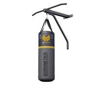 GYRONETICS® Kit Boxe con Stazione o Barra Trazioni e Sacco da Boxe | A scelta autoportante con punching ball o a parete con barra trazioni, include sacco da 21 kg e accessori