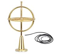 Gyroscope Spinner, Finger Gyro Toy, Portable Metal Anti- Rotating Toy, Zinc Alloy Construction, Smooth Rotation, Ideal for Desktop Playing or Presents, 2.76x5.2 Inches, 115g