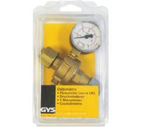 GYS, 1 Manometer, 12L/ min, Riduttore di pressione, manometro 1, 12 L/min
