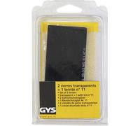 Gys 2 Vetri Trasparenti e 1 Vetro Antiriflesso 11 (105 X 50 Mm)