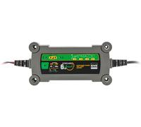GYS, Gysflash Lithium 6.12, Caricatore/Mantenitore di Carica, 12V, Libro con Clip e Capicorda di Collegamento, 029729