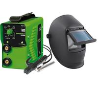 GYS E-Hand Elettrodo Saldatrice INVERTER 3200 + Casco Saldatore Flip Flap