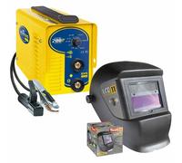 GYS Invertitore Elettrodi Saldatrice Gysmi 200P 029965 + Casco Saldatura LCD 11