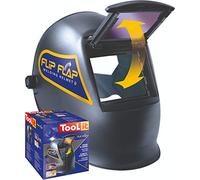 Toolit 42513 FLIP-FLAP 0 Casco di saldatura EN 166, EN 168, EN 175 Nero
