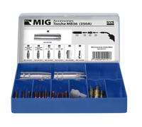 GYS Mig Mag Saldatrice Kit Accessori MB35/36 Corrente Iniettore Gas Duesenstock
