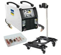 GYS Plasma Cutter 85 A 85A Tri 400V+Veicolo+Accessori Scatola + Massa