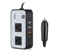 GYSURYB 200 W Inverter per Auto Presa Adattatore per Presa DC 12 V a 110 V AC con Caricatore USB 2.4 Una USB/Caricabatteria da Auto per Computer Portatile