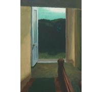 GYTRI CGFHJ Edward Hopper Poster《Apri la porta》Stampe a colori astratte per quadri da parete Edward Hopper Landscape Canvas Painting For Home Decor 50x80cm Senza cornice