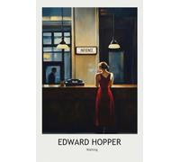GYTRI CGFHJ Poster di Edward Hopper《Aspettando》Stampe murali moderne regala 40x60cm senza cornice