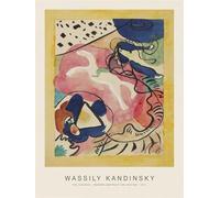 GYTRI CGFHJ Wassily Kandinsky Poster Stampe a colori Immagine astratta di arte murale《L'almanacco》Wassily Kandinsky Dipinto su tela per decorazioni domestiche 60x80cm senza cornice