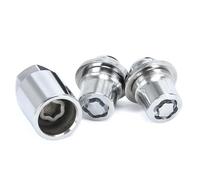 GYTTAK Bulloni Viti Pneumatici Compatibile con Toyota per Tacoma per Venza per Yaris Dadi Antifurto per Ruote M12x 1.5 0027600900 PT27648100 4 Dadi + 1 Chiave 33 Mm