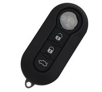 GYTTAK Cover Chiave per Auto Compatibile con Fiat per Bravo per Doblo 2010 2011 2012 2013 2014 2015 2016 2017 3 Pulsanti Chiave A Distanza per Auto Shell FOB Case Key Shell Case