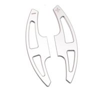 GYTTAK Paletta Cambio Volante Compatibile con BMW per E90 E91 E92 E93 M3 E9X M3 E70 X5M E71 X6M Volante Gear Paddle Extension SMG Shift Paddle Shifter Paddles(Silver)